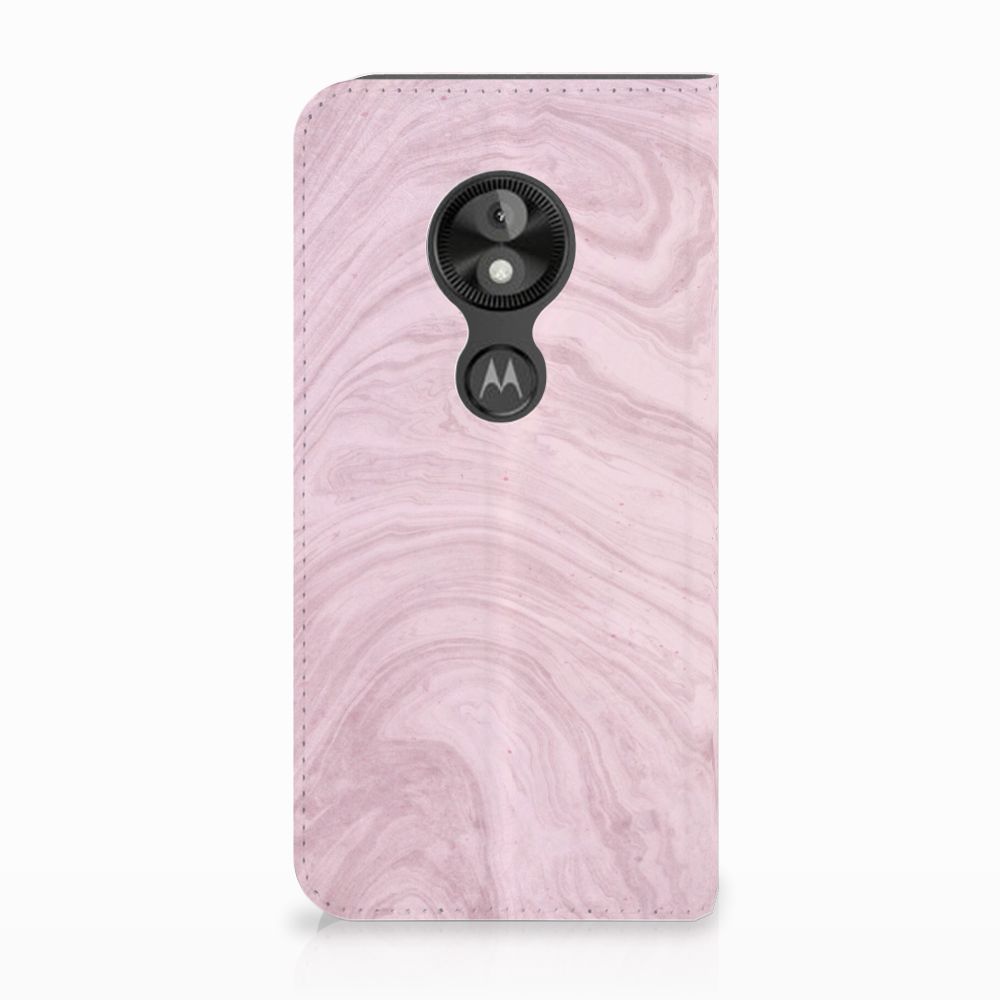Motorola Moto E5 Play Standcase Marble Pink - Origineel Cadeau Vriendin