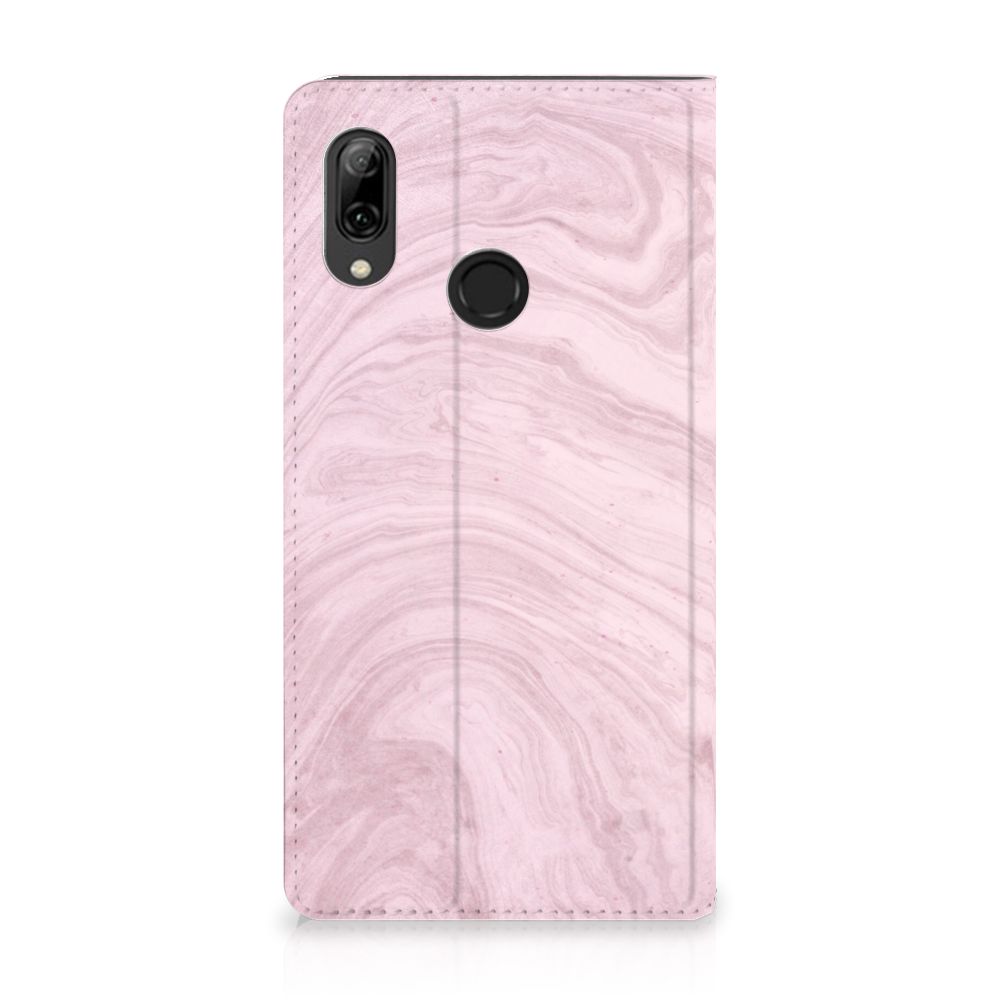 Huawei P Smart (2019) Standcase Marble Pink - Origineel Cadeau Vriendin