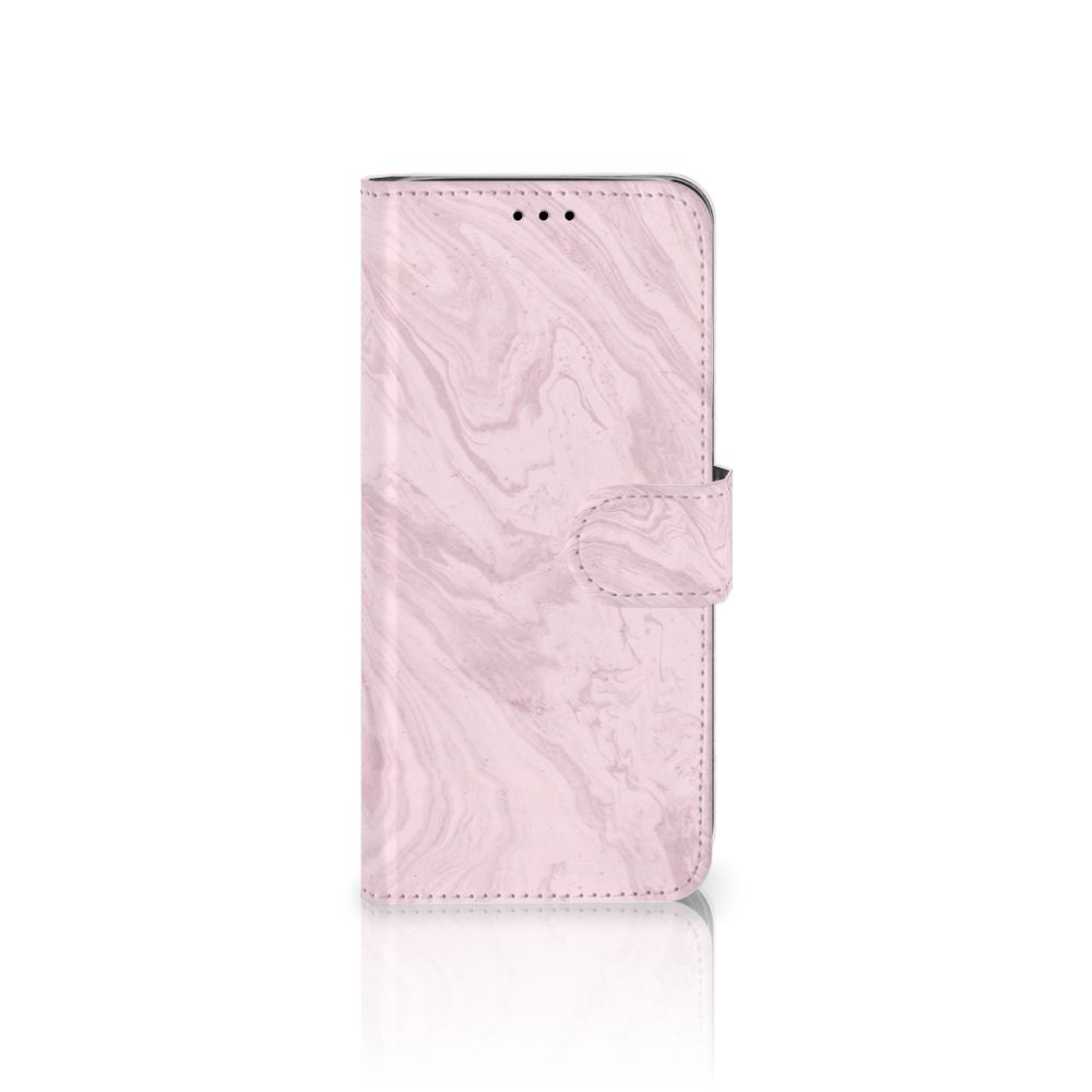 Samsung Galaxy A6 2018 Bookcase Marble Pink - Origineel Cadeau Vriendin