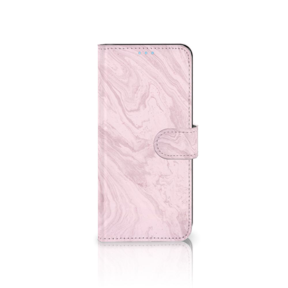 OPPO A74 4G Bookcase Marble Pink - Origineel Cadeau Vriendin