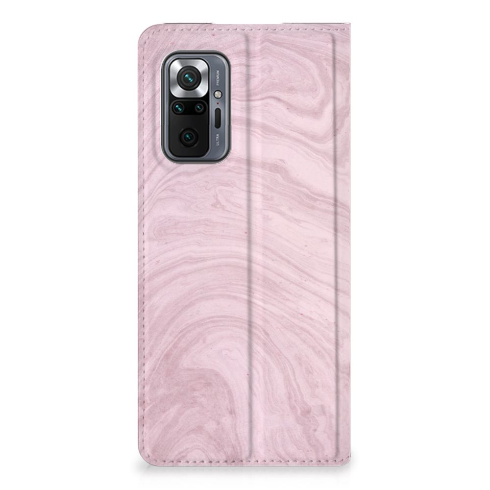 Xiaomi Redmi Note 10 Pro Standcase Marble Pink - Origineel Cadeau Vriendin