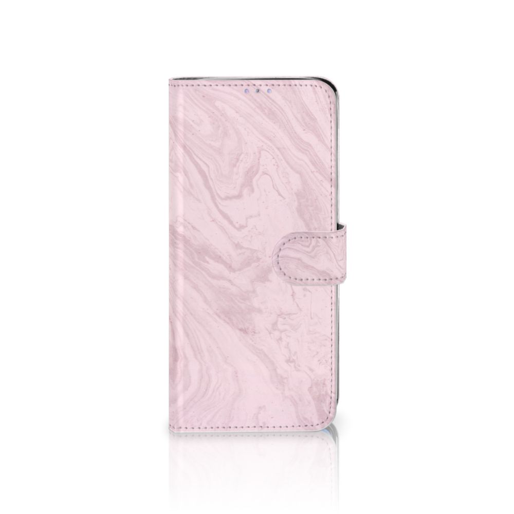 Samsung Galaxy S20 Ultra Bookcase Marble Pink - Origineel Cadeau Vriendin