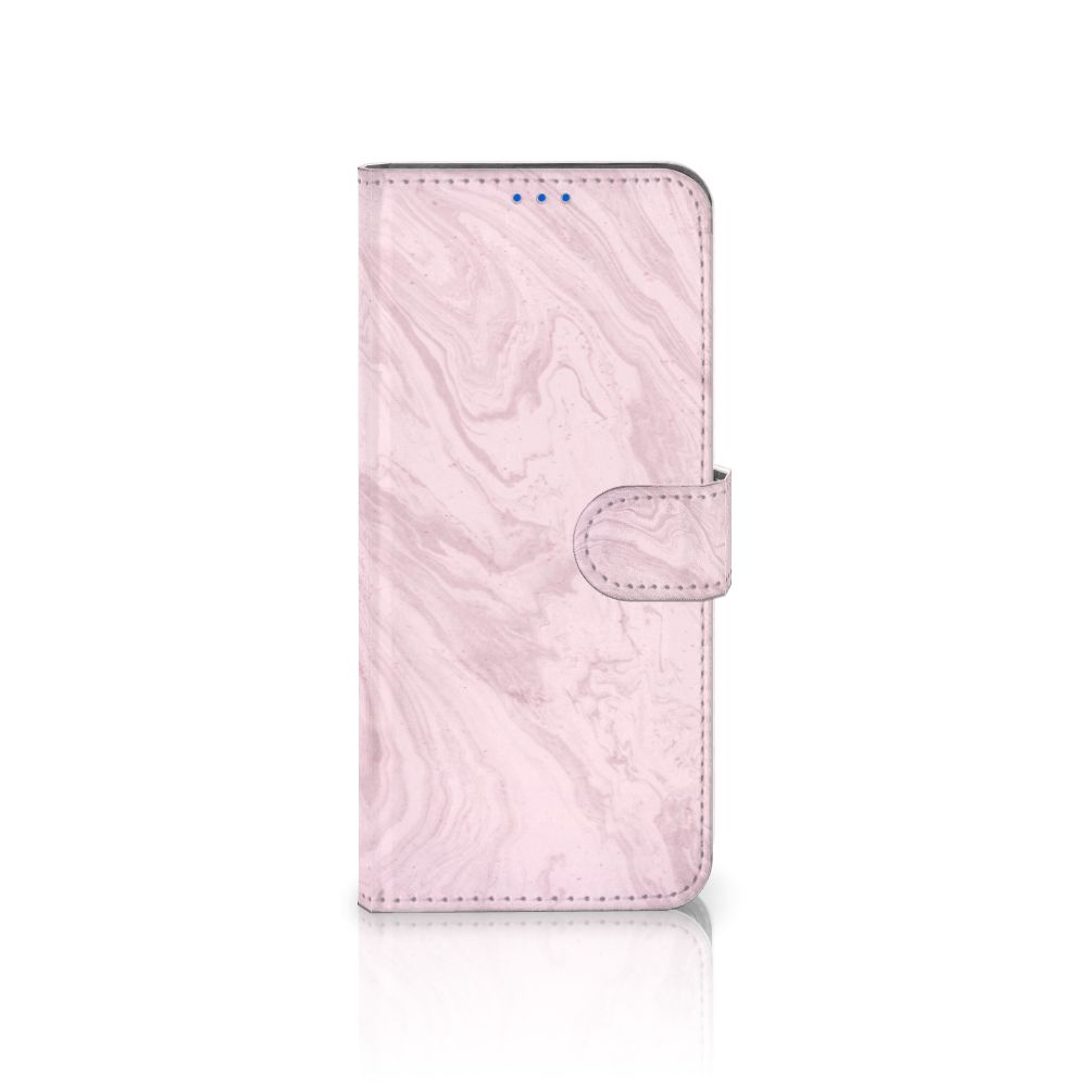 OPPO Reno 6 Pro Plus 5G Bookcase Marble Pink - Origineel Cadeau Vriendin