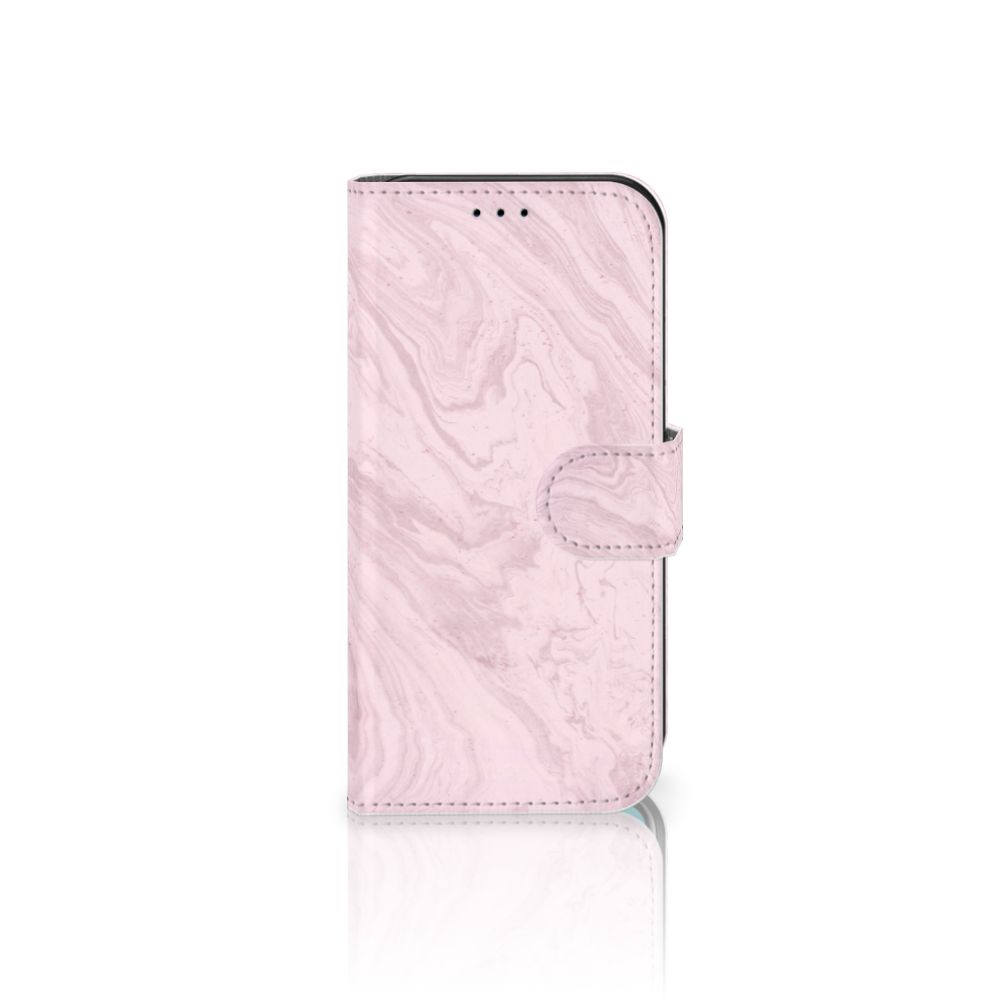 Apple iPhone 11 Pro Bookcase Marble Pink - Origineel Cadeau Vriendin
