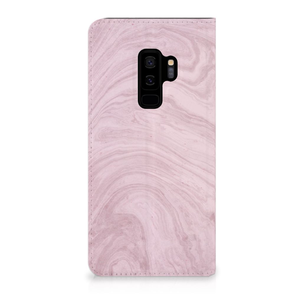 Samsung Galaxy S9 Plus Standcase Marble Pink - Origineel Cadeau Vriendin