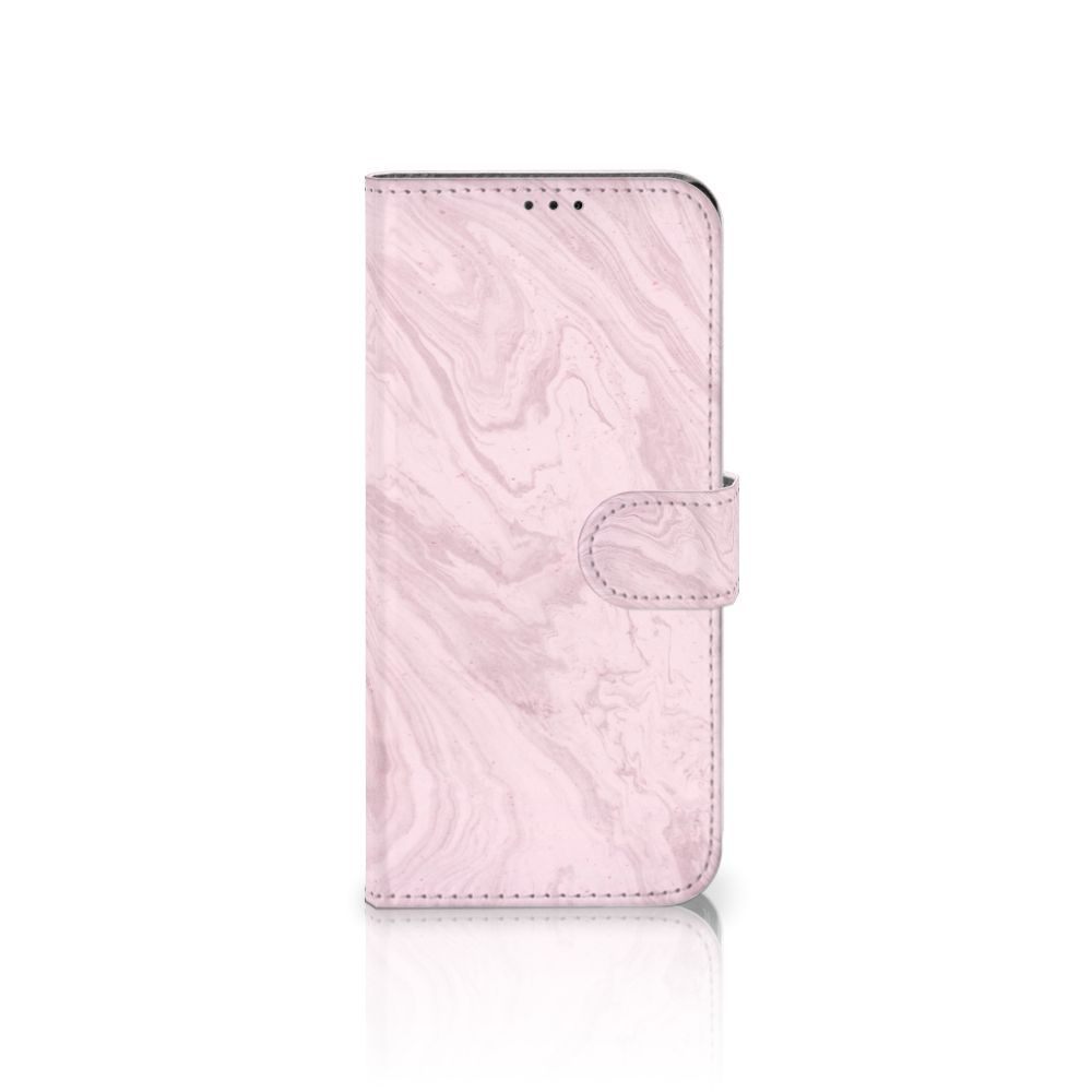 Sony Xperia 10 II Bookcase Marble Pink - Origineel Cadeau Vriendin