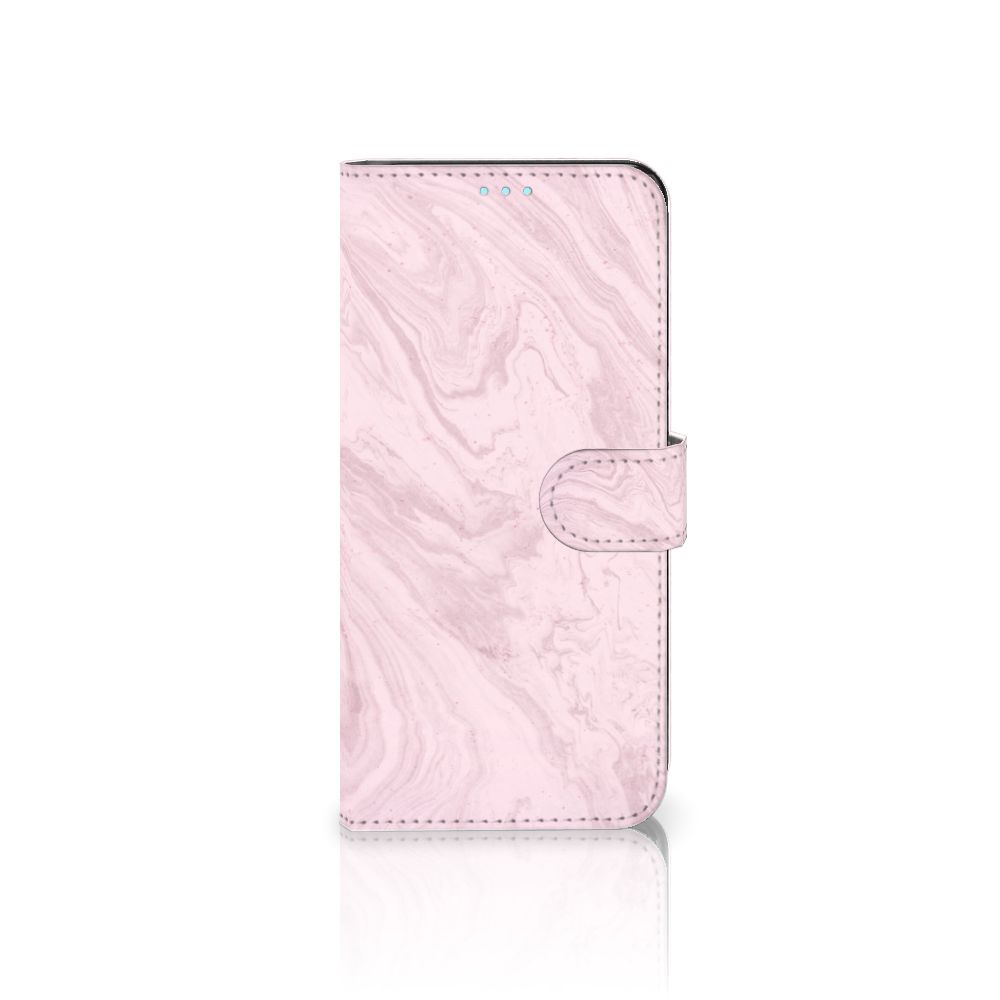 OPPO A76 | A96 Bookcase Marble Pink - Origineel Cadeau Vriendin