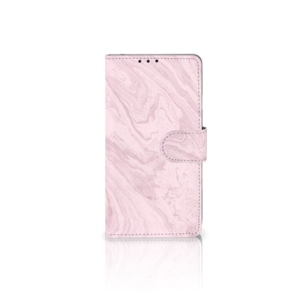 Sony Xperia Z1 Bookcase Marble Pink - Origineel Cadeau Vriendin