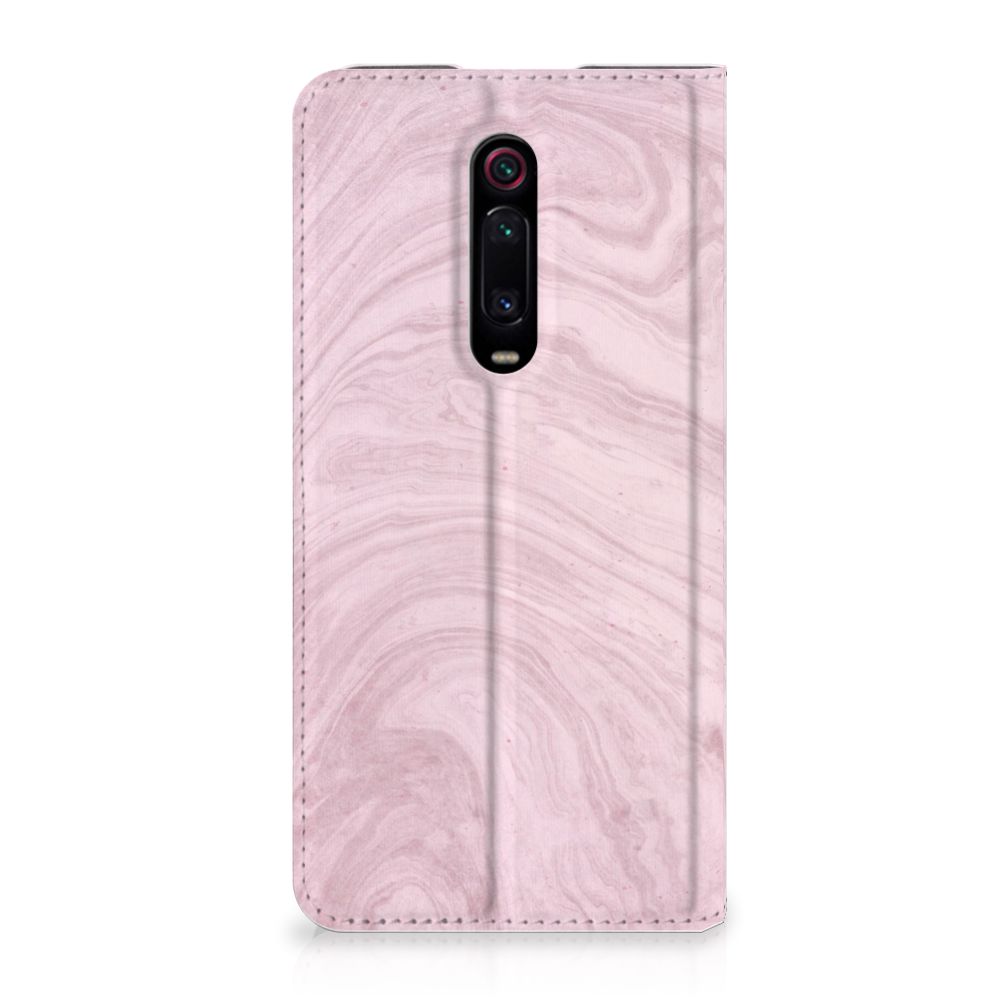 Xiaomi Mi 9T Pro Standcase Marble Pink - Origineel Cadeau Vriendin