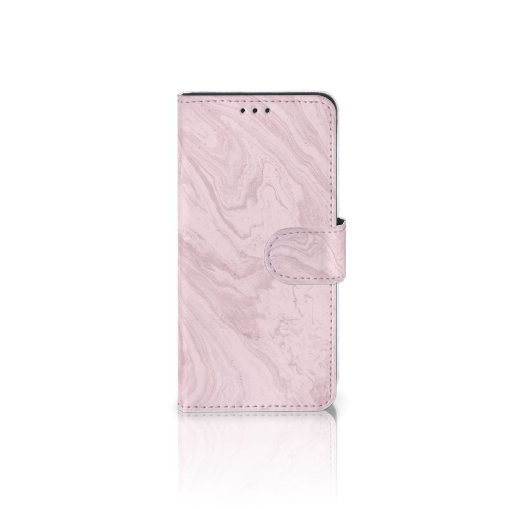 Xiaomi Mi 9 SE Bookcase Marble Pink - Origineel Cadeau Vriendin