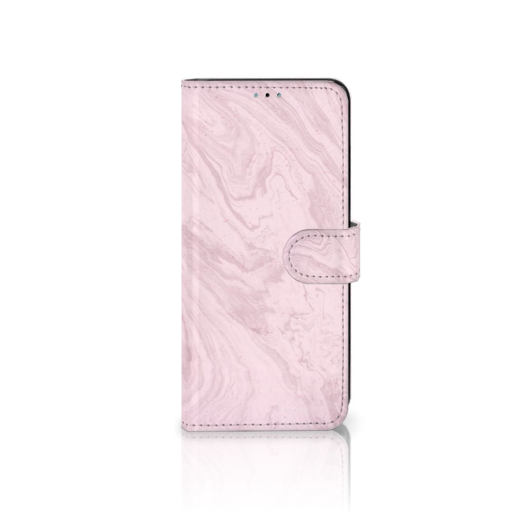 Nokia G10 | G20 Bookcase Marble Pink - Origineel Cadeau Vriendin