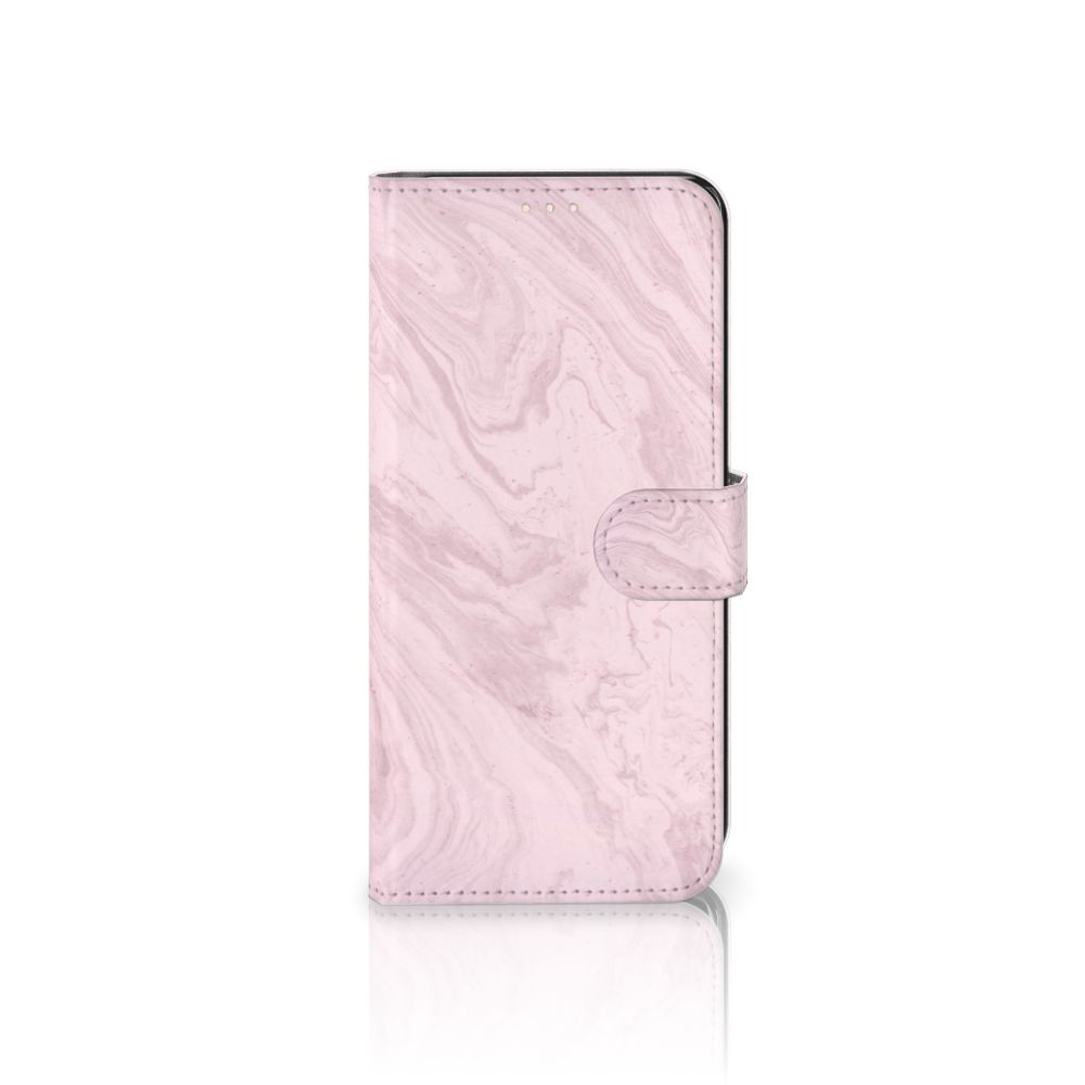 Xiaomi Redmi Note 10S | 10 4G | Poco M5s Bookcase Marble Pink - Origineel Cadeau Vriendin