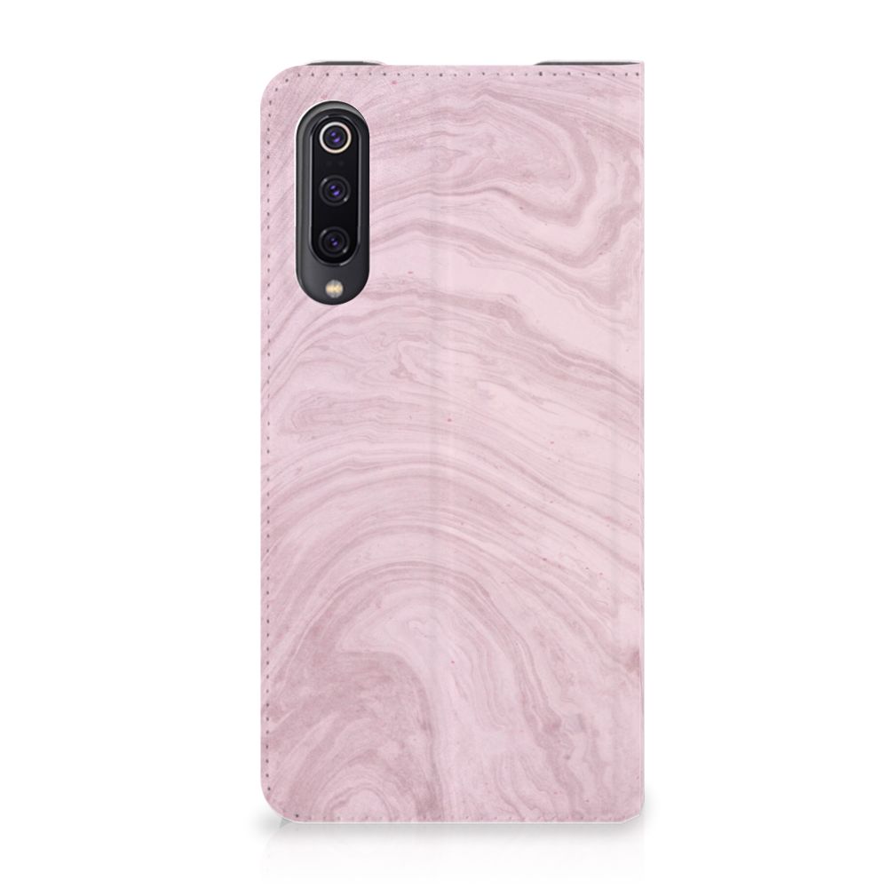 Xiaomi Mi 9 Standcase Marble Pink - Origineel Cadeau Vriendin