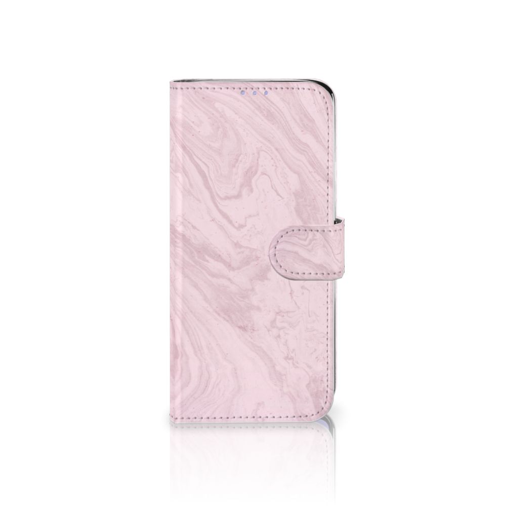 Samsung Galaxy A51 Bookcase Marble Pink - Origineel Cadeau Vriendin
