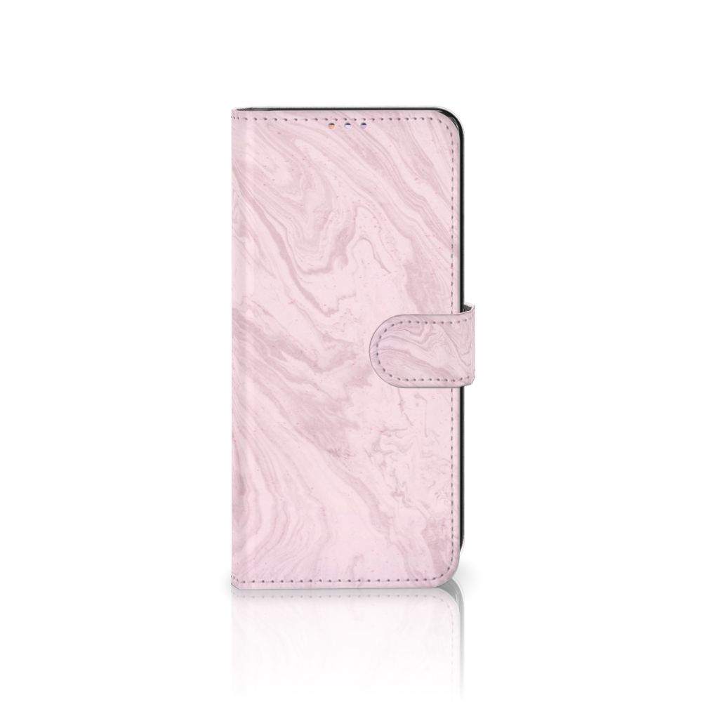 Samsung Galaxy M11 | A11 Bookcase Marble Pink - Origineel Cadeau Vriendin