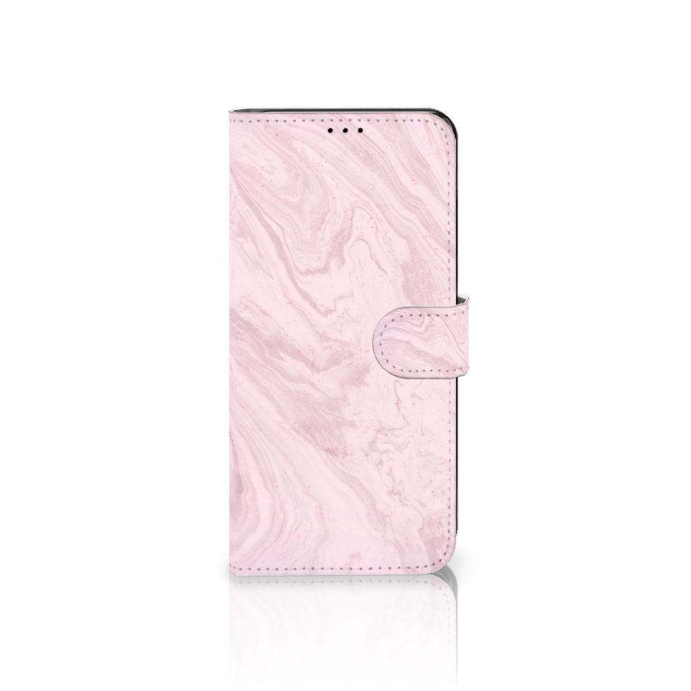 OnePlus 10T Bookcase Marble Pink - Origineel Cadeau Vriendin
