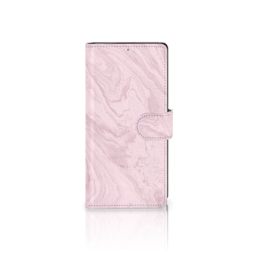 Samsung Galaxy Note 10 Bookcase Marble Pink - Origineel Cadeau Vriendin