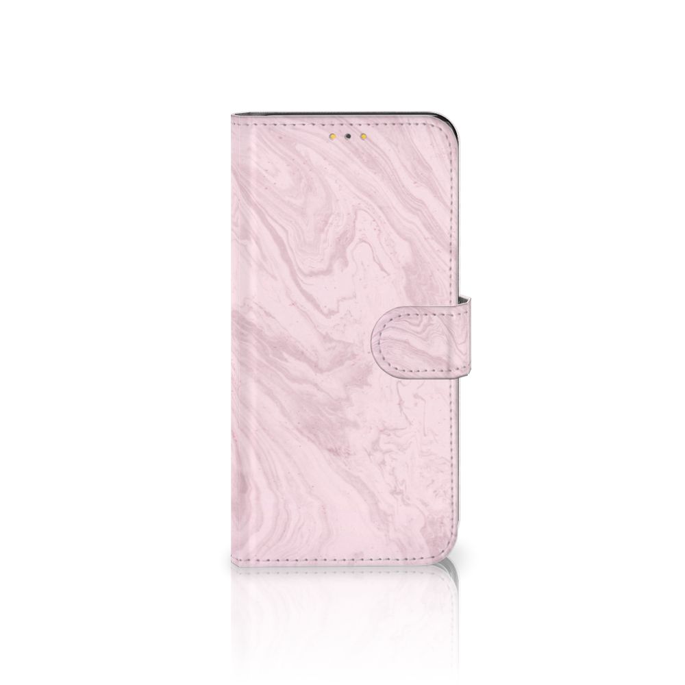 Samsung Galaxy M21 | M30s Bookcase Marble Pink - Origineel Cadeau Vriendin