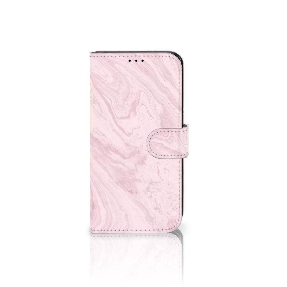 Samsung Galaxy S7 Edge Bookcase Marble Pink - Origineel Cadeau Vriendin