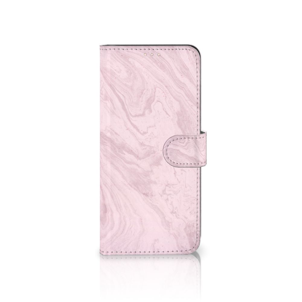 Xiaomi Redmi Note 10/10T 5G | Poco M3 Pro Bookcase Marble Pink - Origineel Cadeau Vriendin