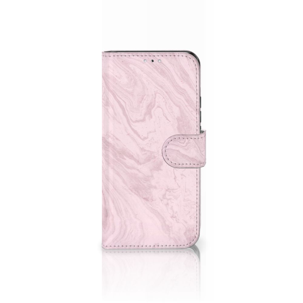 Samsung Galaxy S22 Bookcase Marble Pink - Origineel Cadeau Vriendin