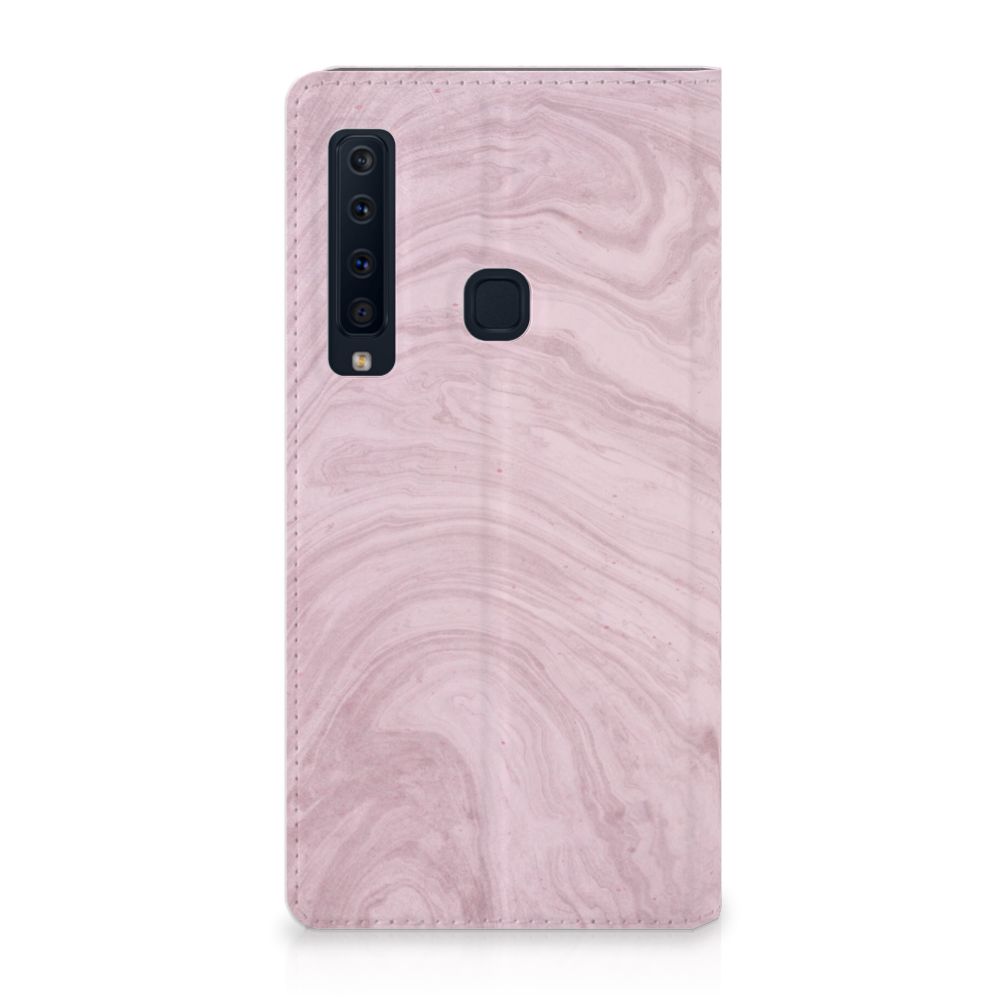 Samsung Galaxy A9 (2018) Standcase Marble Pink - Origineel Cadeau Vriendin