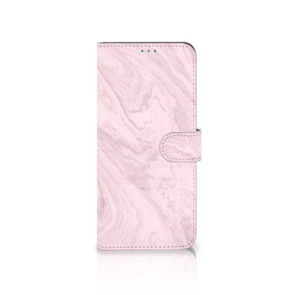 Motorola Moto G51 5G Bookcase Marble Pink - Origineel Cadeau Vriendin