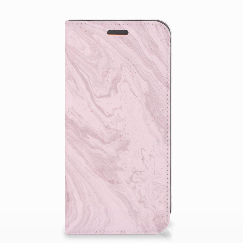 Motorola Moto E5 Play Standcase Marble Pink - Origineel Cadeau Vriendin