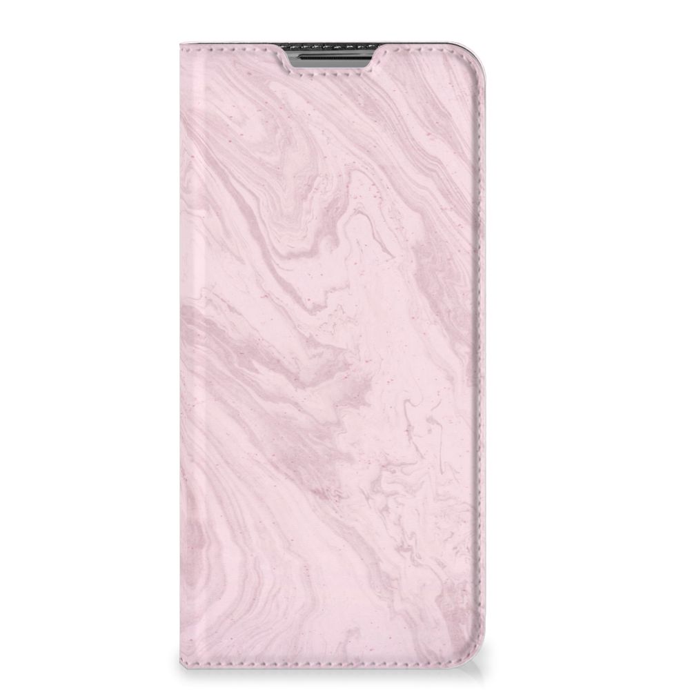 OPPO A73 5G Standcase Marble Pink - Origineel Cadeau Vriendin