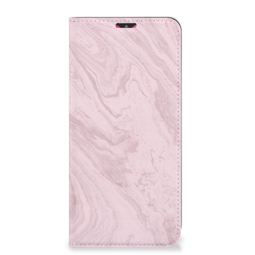Samsung Galaxy M20 Standcase Marble Pink - Origineel Cadeau Vriendin