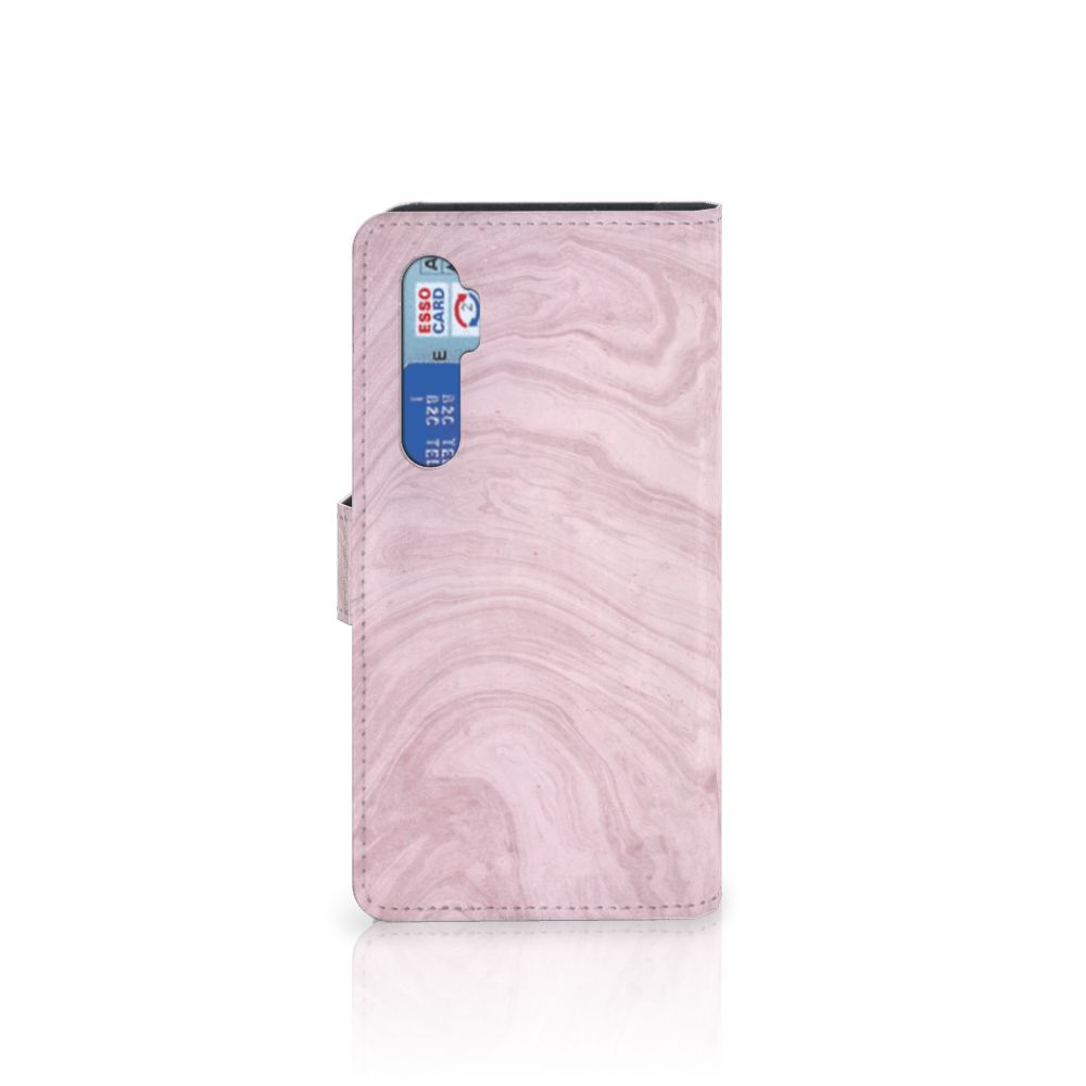 Xiaomi Mi Note 10 Lite Bookcase Marble Pink - Origineel Cadeau Vriendin