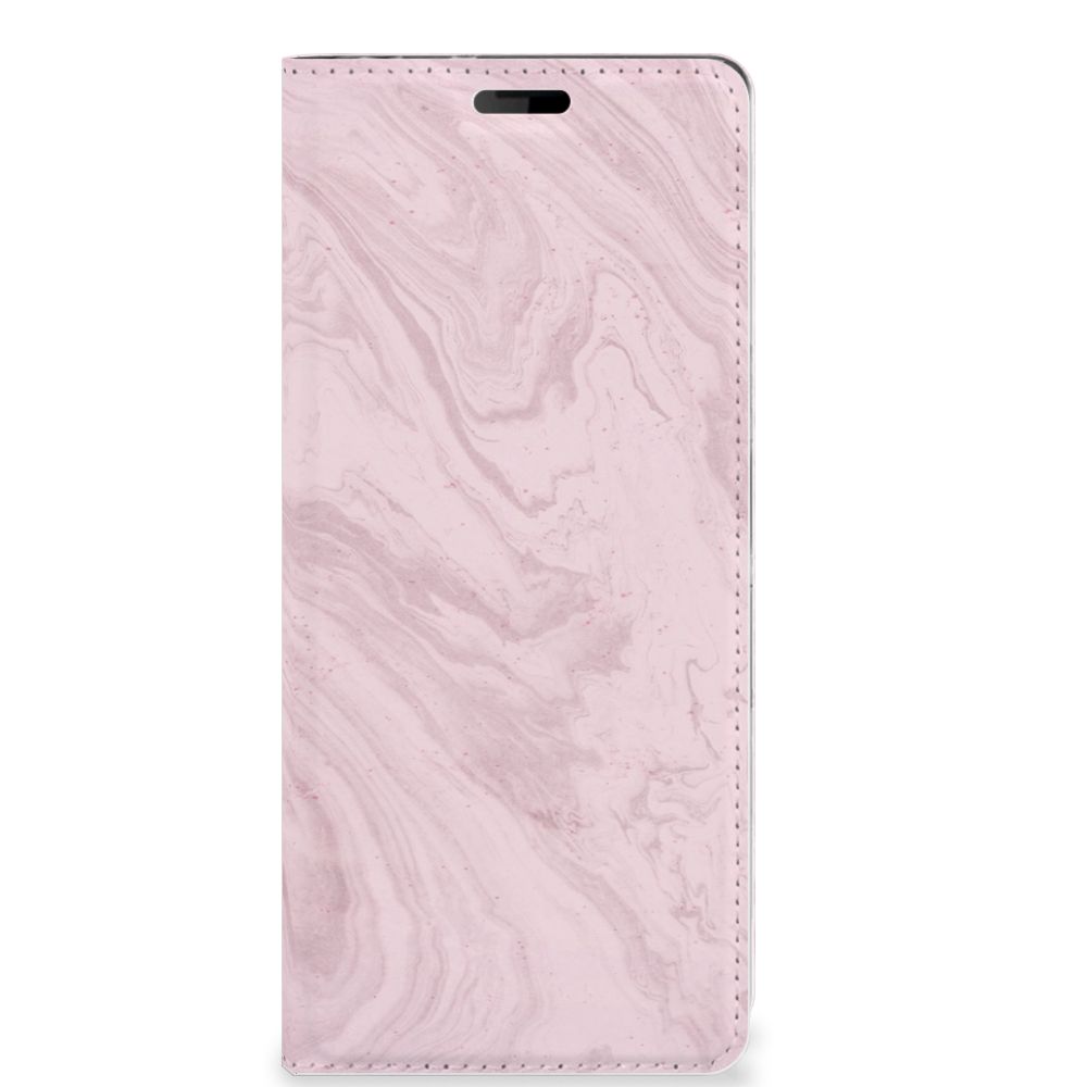 Sony Xperia 10 Standcase Marble Pink - Origineel Cadeau Vriendin