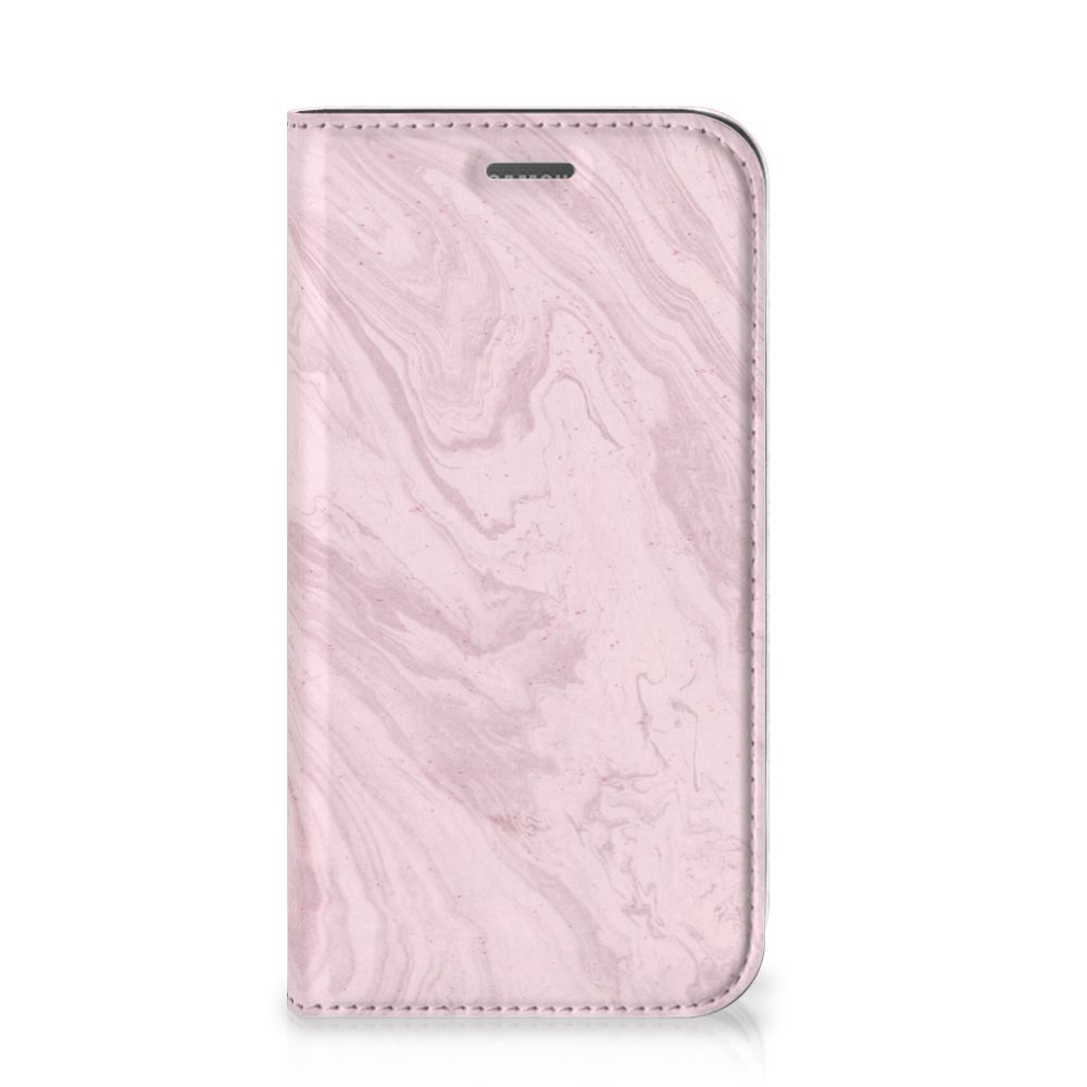Samsung Galaxy Xcover 4s Standcase Marble Pink - Origineel Cadeau Vriendin