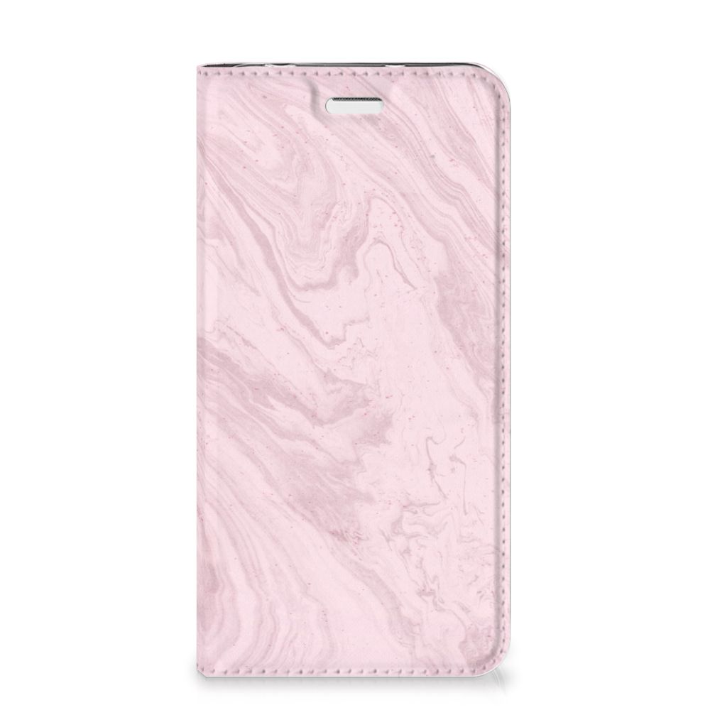 Huawei Y5 2 | Y6 Compact Standcase Marble Pink - Origineel Cadeau Vriendin