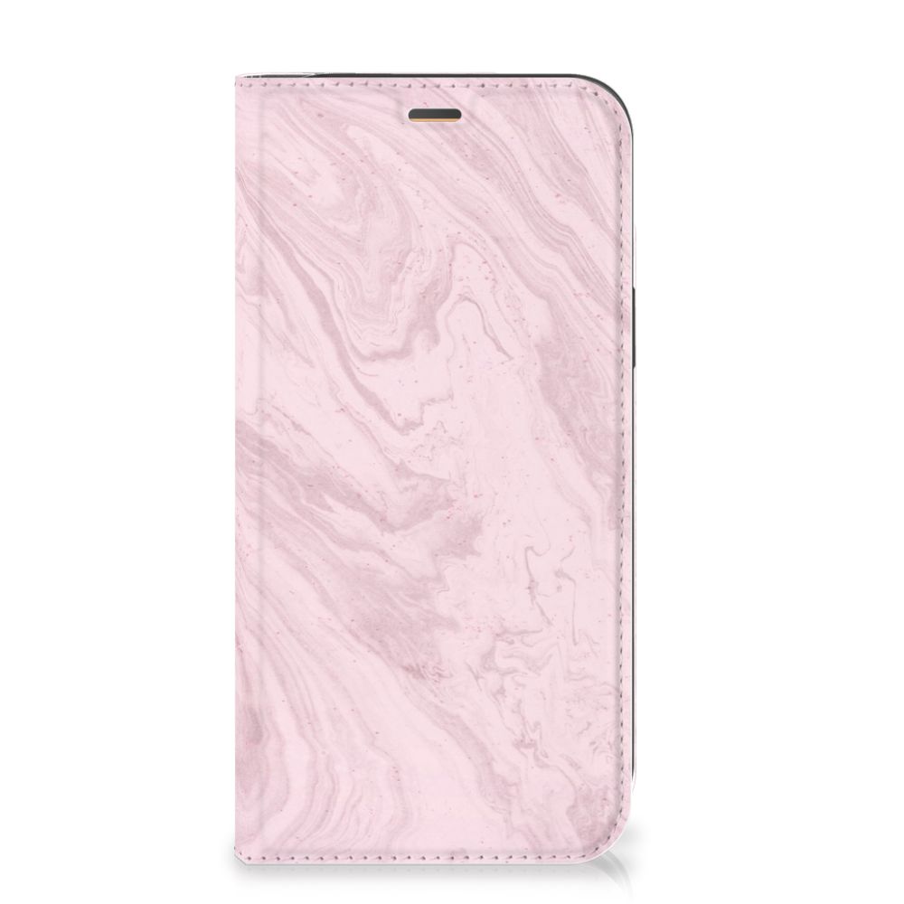 iPhone 12 | iPhone 12 Pro Standcase Marble Pink - Origineel Cadeau Vriendin