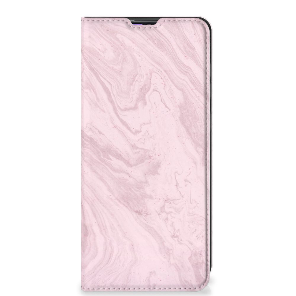 Samsung Galaxy A31 Standcase Marble Pink - Origineel Cadeau Vriendin