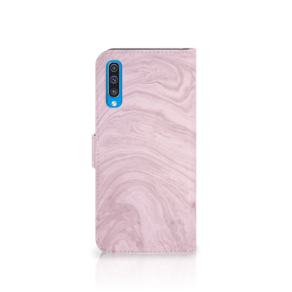 Samsung Galaxy A50 Bookcase Marble Pink - Origineel Cadeau Vriendin