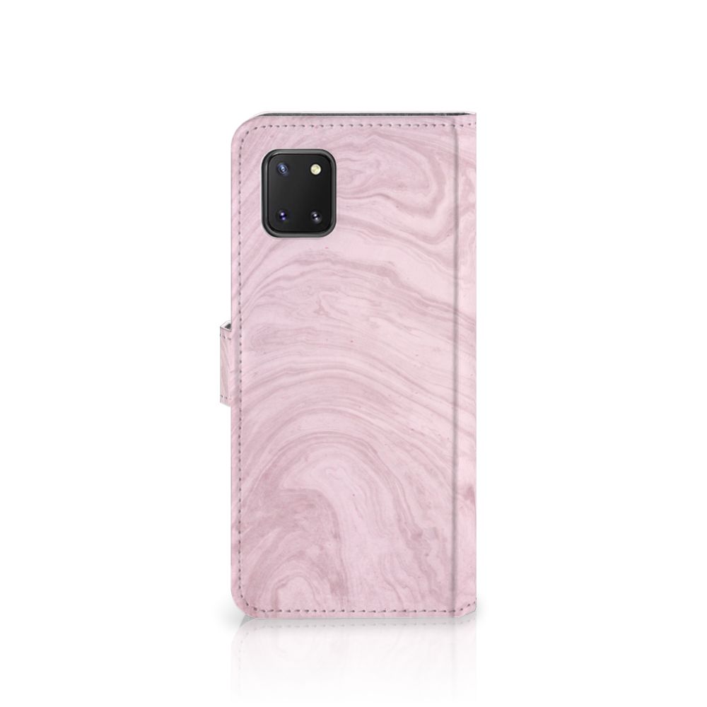 Samsung Note 10 Lite Bookcase Marble Pink - Origineel Cadeau Vriendin
