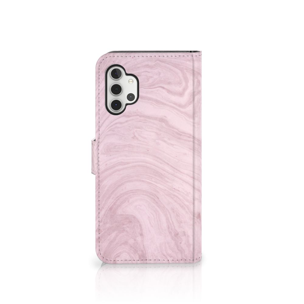 Samsung Galaxy A32 5G Bookcase Marble Pink - Origineel Cadeau Vriendin
