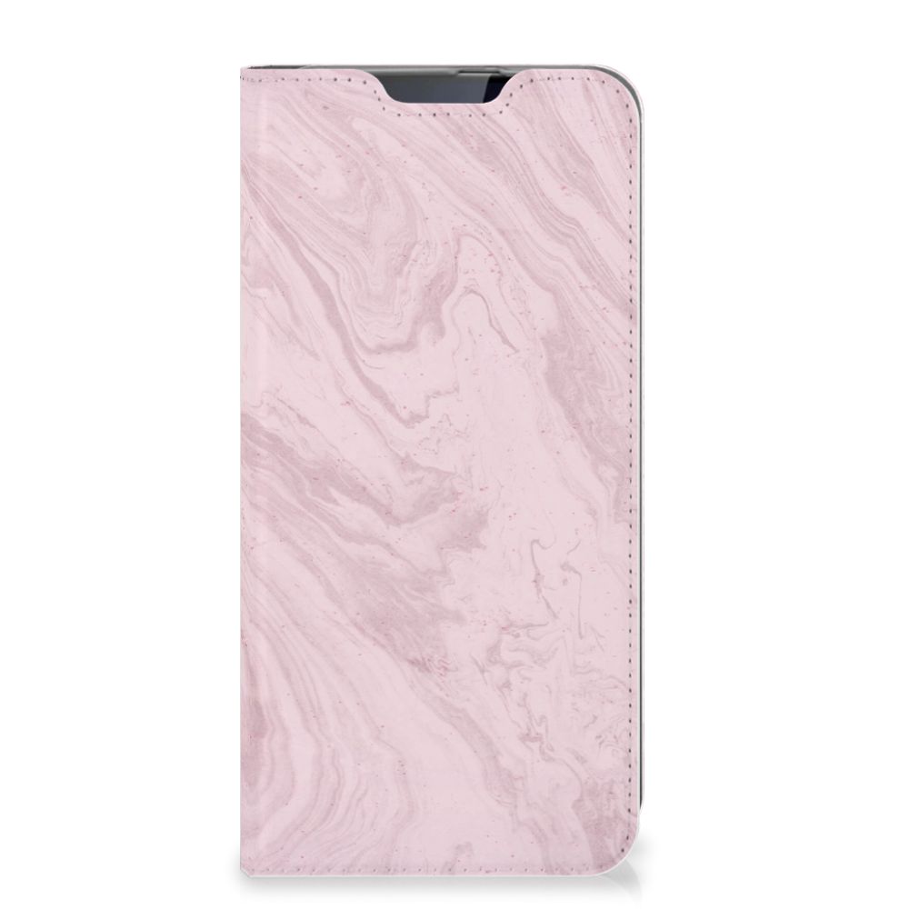 Samsung Galaxy A60 Standcase Marble Pink - Origineel Cadeau Vriendin