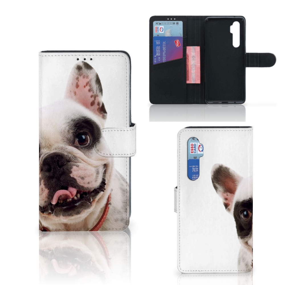 Xiaomi Mi Note 10 Lite Telefoonhoesje met Pasjes Franse Bulldog