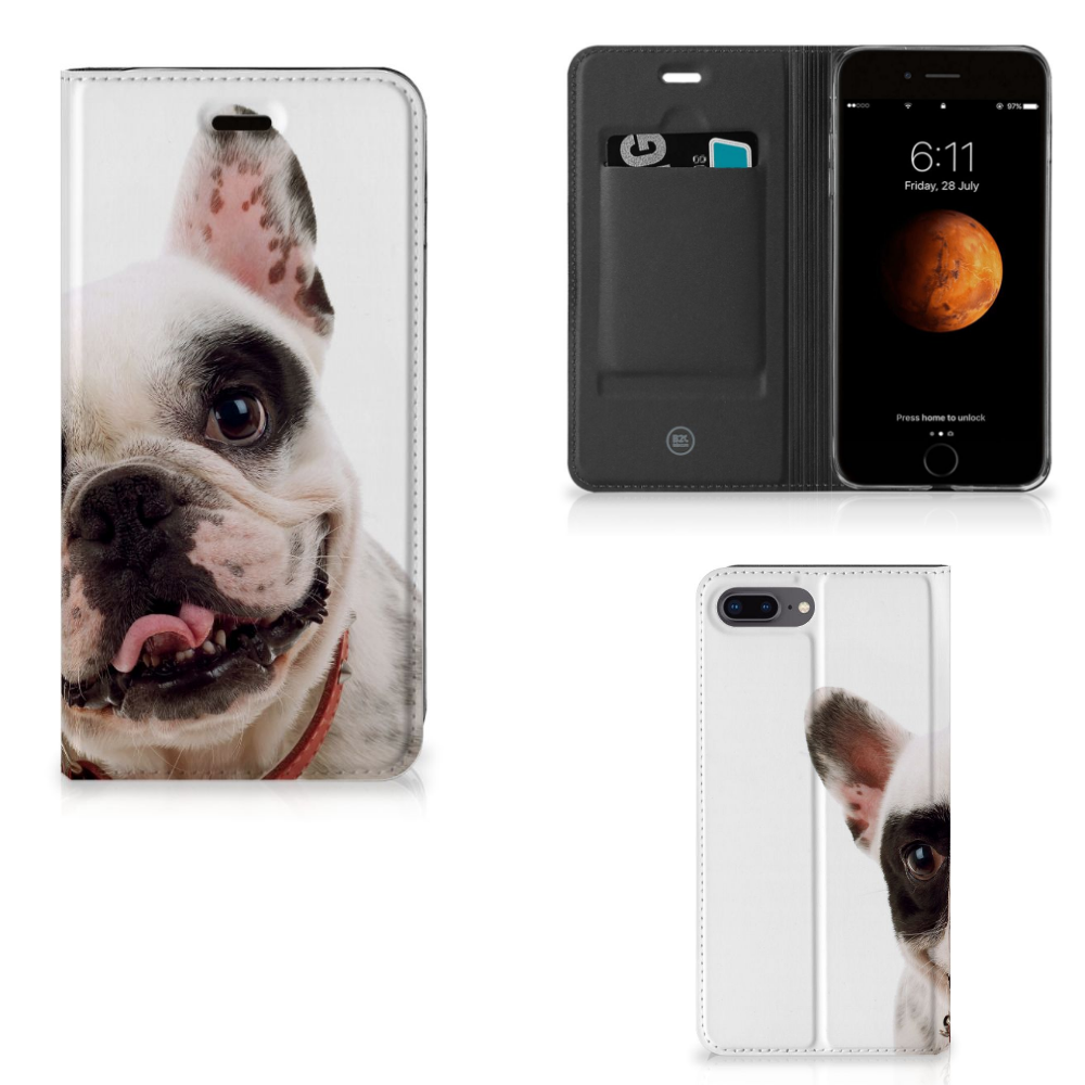Apple iPhone 7 Plus | 8 Plus Hoesje maken Franse Bulldog