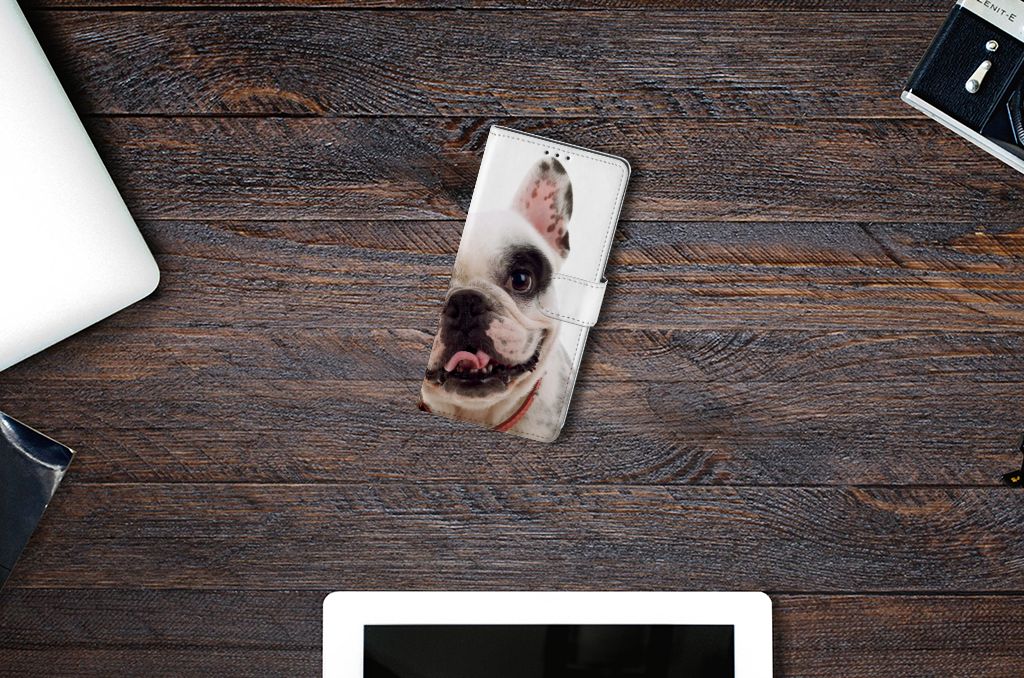 OPPO Find X2 Pro Telefoonhoesje met Pasjes Franse Bulldog