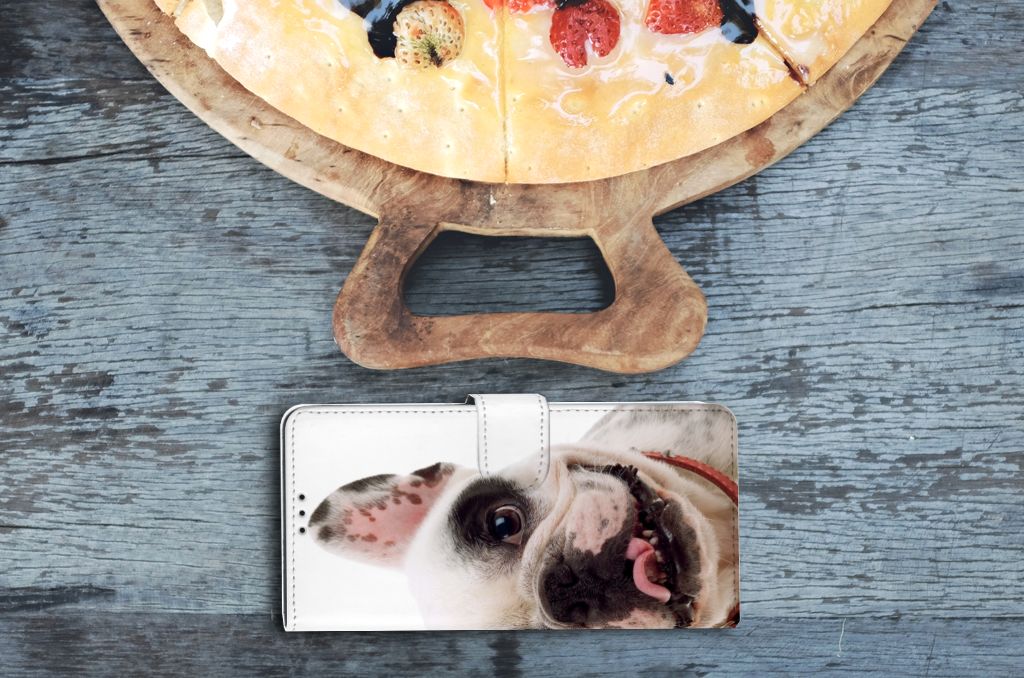 OnePlus 9 Pro Telefoonhoesje met Pasjes Franse Bulldog