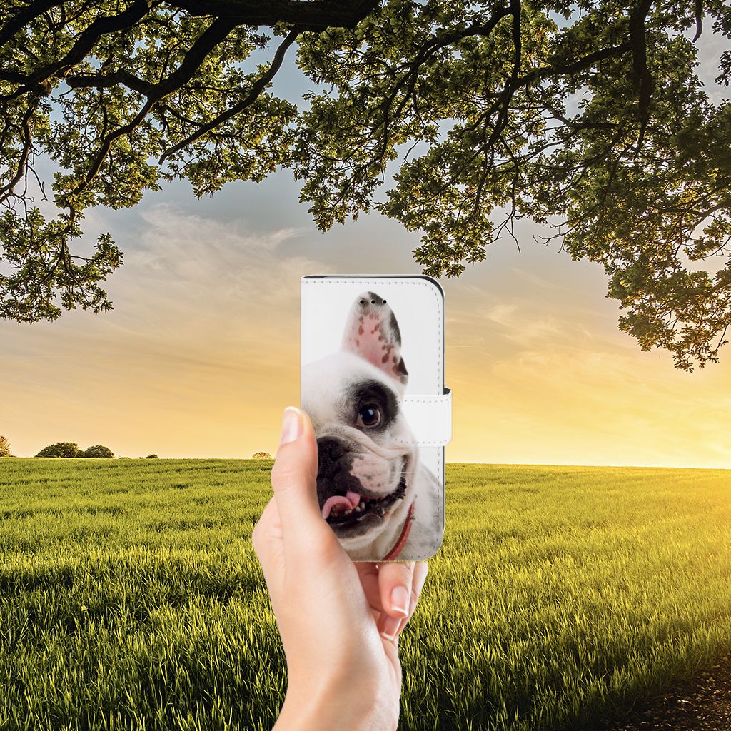 iPhone 7 | 8 | SE (2020) | SE (2022) Telefoonhoesje met Pasjes Franse Bulldog