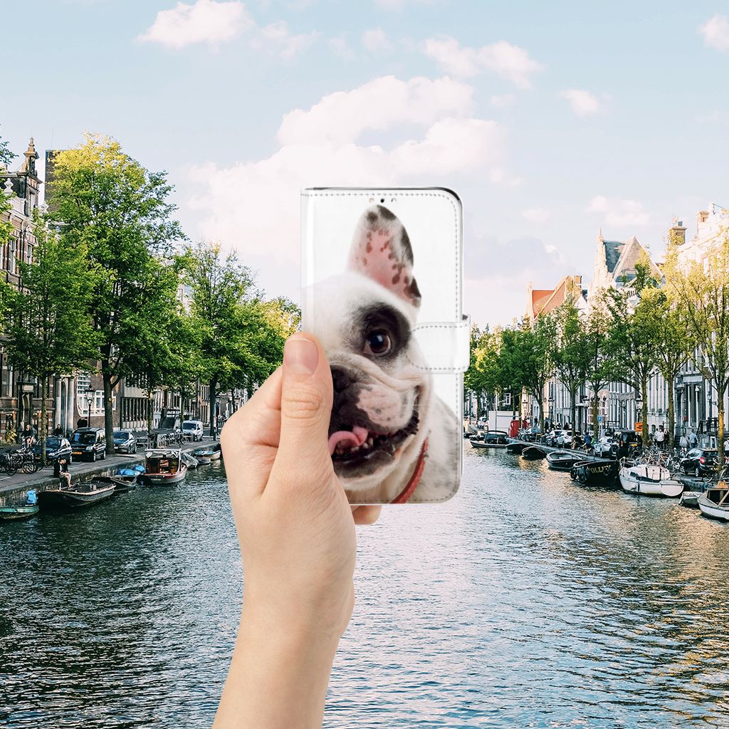 Huawei Y6 (2019) Telefoonhoesje met Pasjes Franse Bulldog