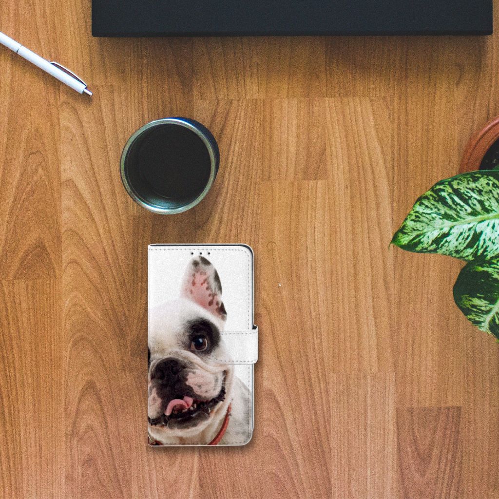 Xiaomi Mi Mix 2s Telefoonhoesje met Pasjes Franse Bulldog