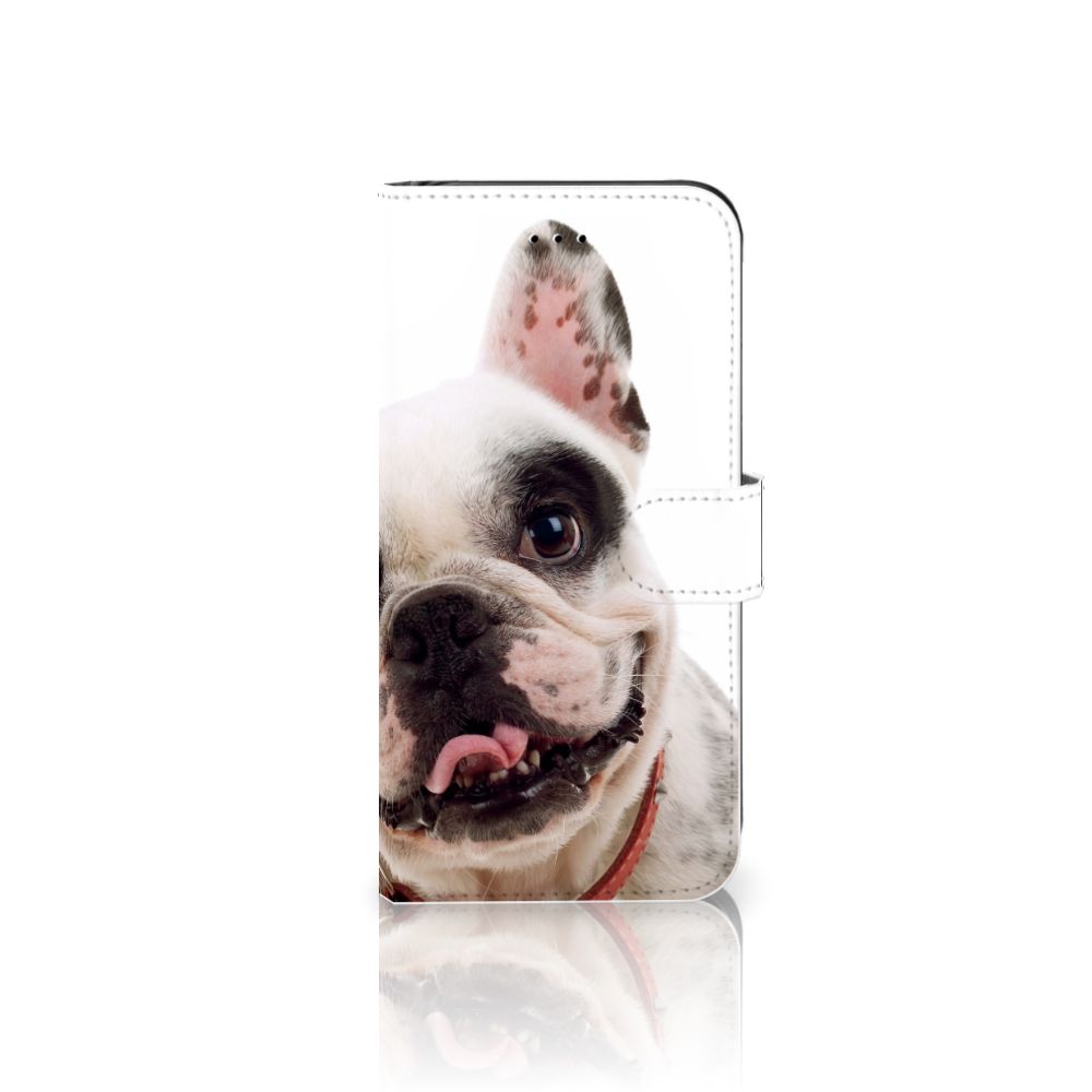 Apple iPhone 7 Plus | 8 Plus Telefoonhoesje met Pasjes Franse Bulldog