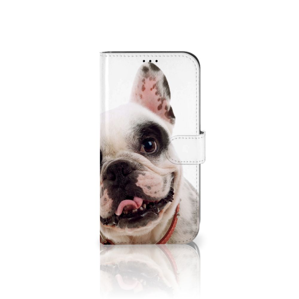 iPhone 13 Pro Max Telefoonhoesje met Pasjes Franse Bulldog