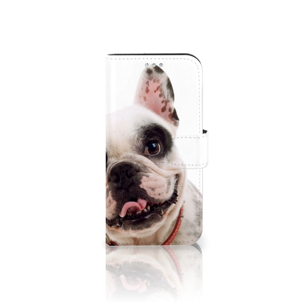 Samsung Galaxy S7 Telefoonhoesje met Pasjes Franse Bulldog